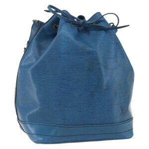 Authentic LOUIS VUITTON Epi Noe Shoulder Bag Toledo Blue M44005 LV